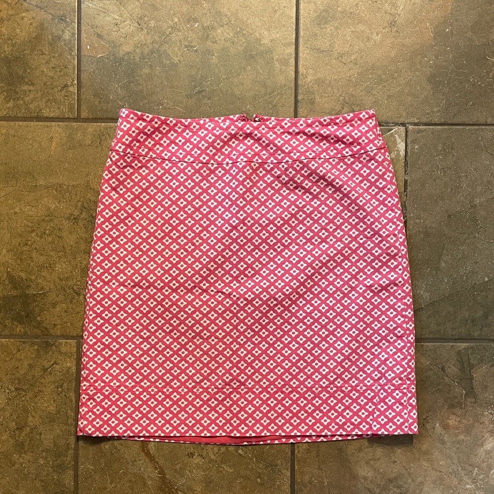 Women’s Pink and White A line Skirt